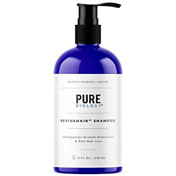 Premium hair growth shampoo by Pure Biology